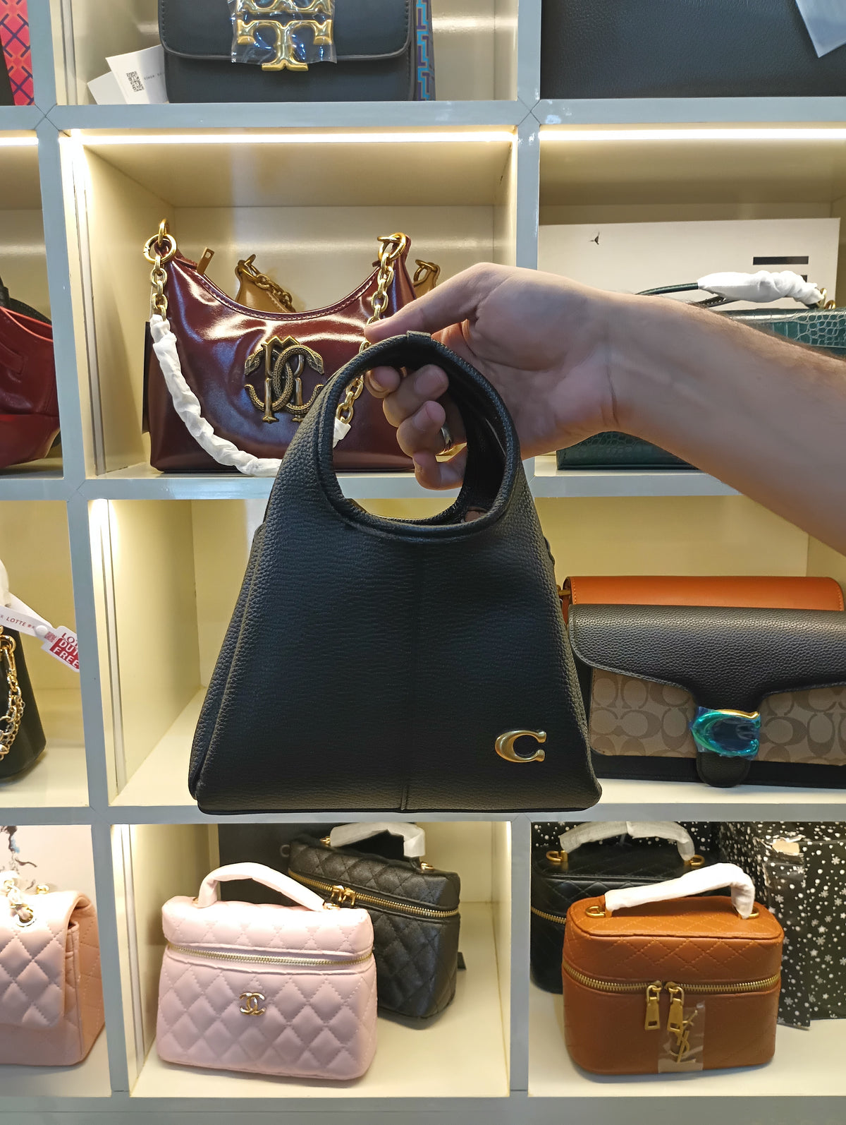 Coach Lana Shoulder Bag with Box Packaging